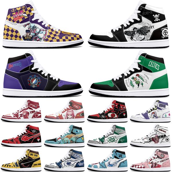 

New diy classics customized shoes sports basketball shoes 1s men women antiskid anime cool customized figure sneakers 36-48 0002FNLA