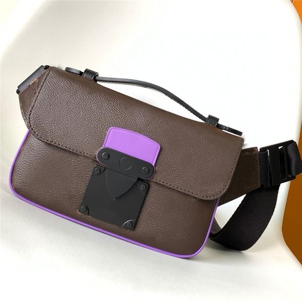 

7a designer bags s lock sling m46245 macassar new man mailman's bag one shoulder messenger bag fashion classic luxury custom made brand