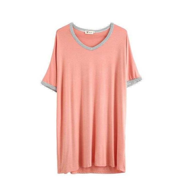 

modal nightdress womens summer thin loose pregnant large size pajamas long dress