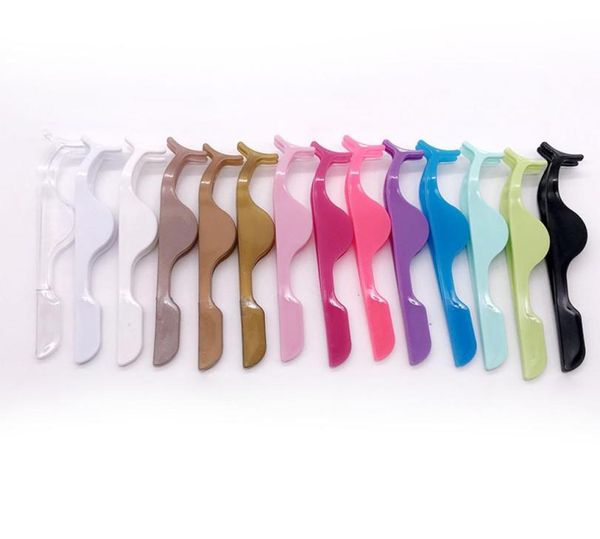 

plastic eyelash extension tweezers auxiliary clamp clips eyelash curler makeup tools8473730