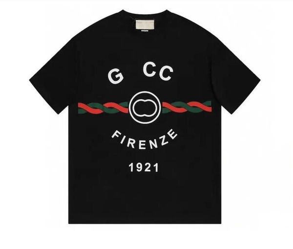 

2023 mens t shirt designer shirt technical printing short sleeve casual breathable sweatshirt letter-printed pure cotton lovers' same c, White;black