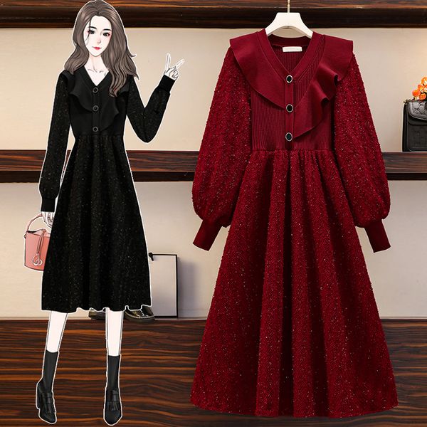 

2023 a line woman dress vintage new summer dress women clothes chic half sleeve o neck loose printed dress women vestidos, Black;gray