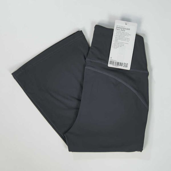 graphite grey flared trousers
