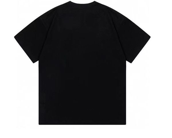 

2023 men t shirt designer fashion sweatshirt pure cotton breathable short sleeve casual letter-printed lovers' same clothing, White;black