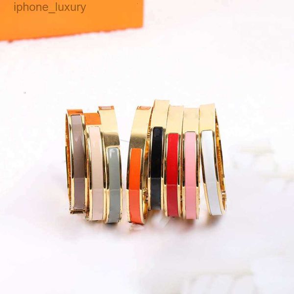

fashion women's bangle bracelet not fade classic bracelets narrow version designs gold plated cuff bangles love jewelry party anniversa, Black