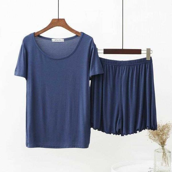 

homewear suits womens summer shorts short sleeve casual two piece suit pajamas