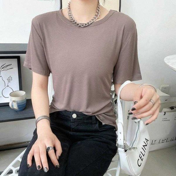 

summer korean shirts style cotton short sleeved elegant outdoor all matching, White