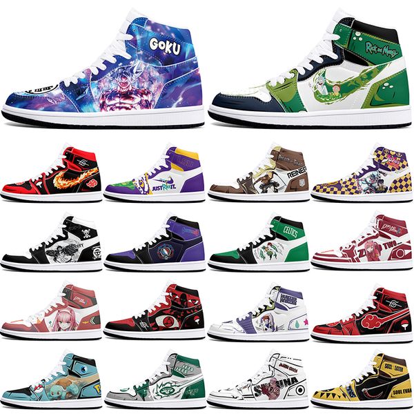 

New diy classics hot customized shoes sports basketball shoes 1s men women antiskid anime fahsion customized figure sneakers 36-48 00025DKR