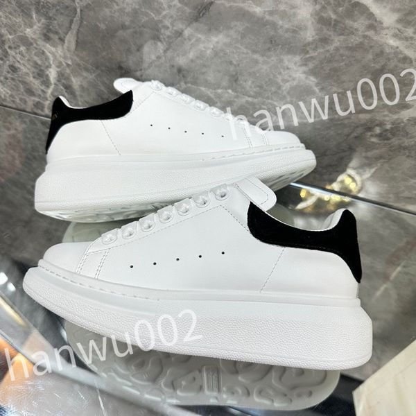 

r calfskin casual shoes reflective sneakers vintage leather trainers fashion shoes leisure shoe platform lace-up print sneake, Black