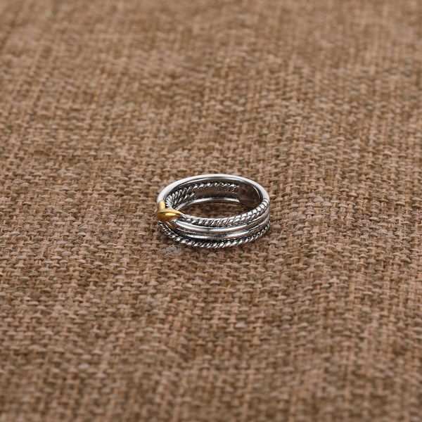 

designer rings classic x popular new line retro cross, Silver