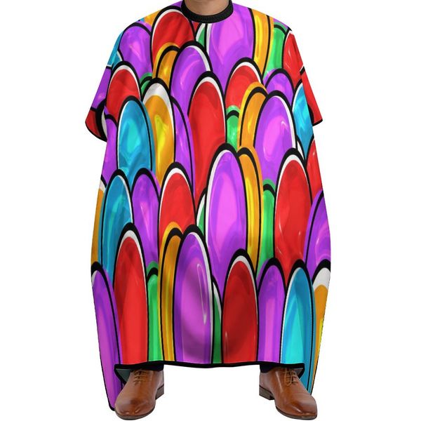 

professional barber cape polyester hair cutting salon cape water stain resistant apron cutting hair color, easter, eggs 66.9inch x 56.7inch