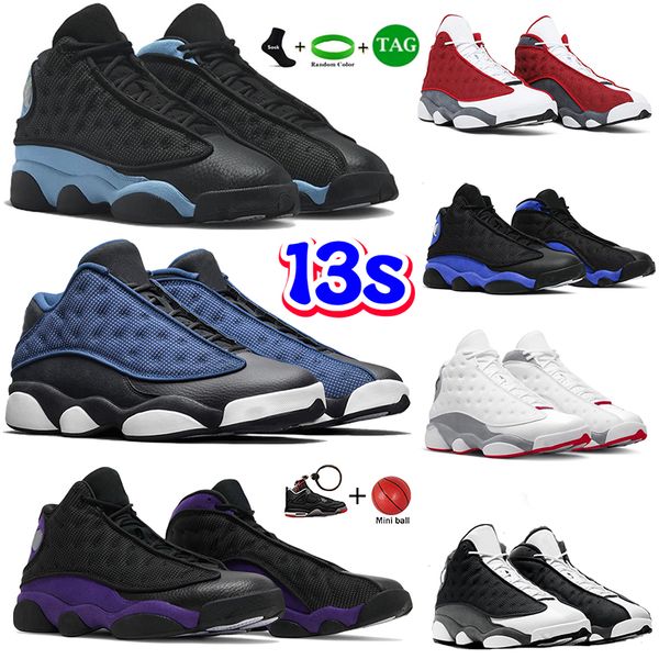 

jumpman basketball shoes jordens 13 mens 13s black hyper royal red flint university blue bred del sol playoffs lucky green court purple men