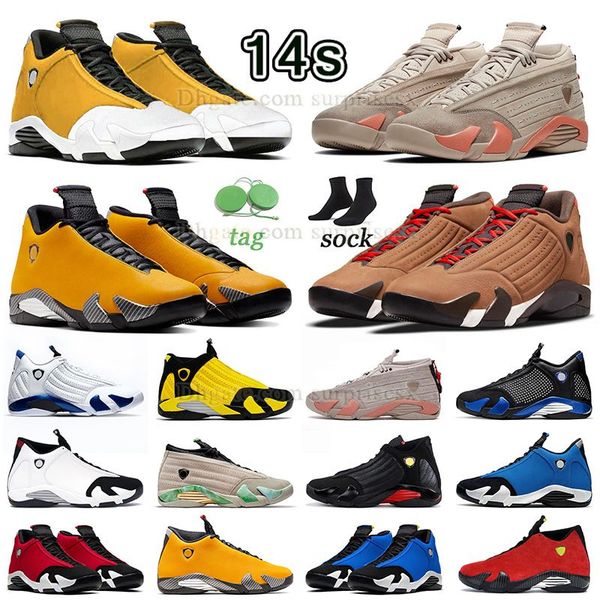 

jumpman 14 luxury basketball shoes ginger bred clot terra blush reverse ferrar yellow winterized mens sneaker candy cane thunder gym red out