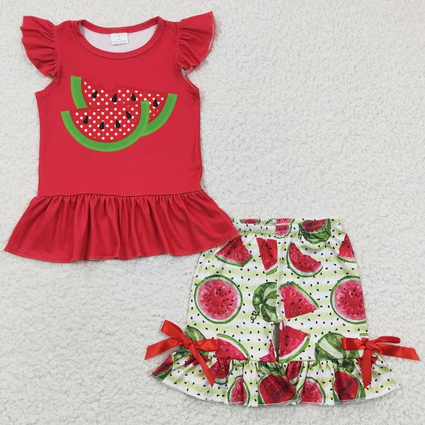 

new fashion kids designer clothes girls short sets watermelon baby girl clothes boys sibling outfits boutique children outfit, White