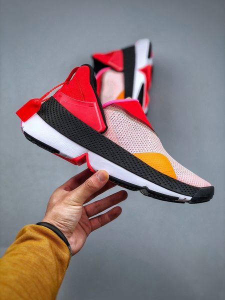 

wholesale men's women outdoor-indoor running shoes go flyease bright crimson pink blast light soft-pink black 2023 latest road racing w