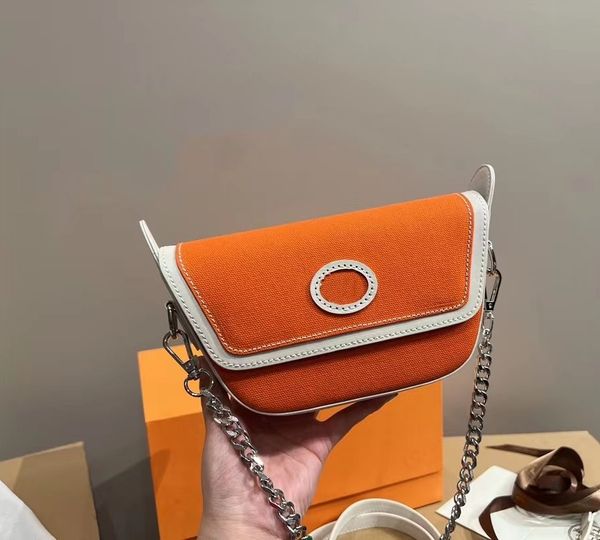 

fashion bag designer bag classic all-in-one canvas bag fashion personality chain bag commuting crossbody bag