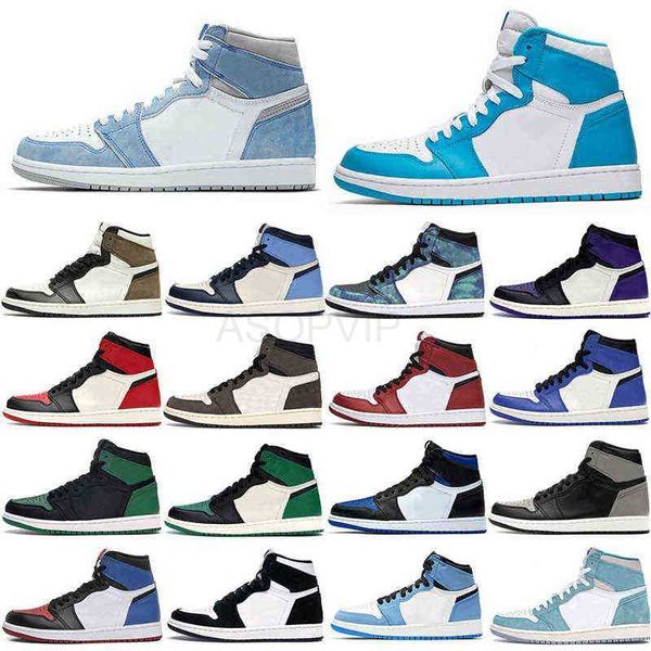 

1s mens basketball shoes sneakers bred toe unc mocha shadow university blue chicago game royal twist pine green cactus jack men women