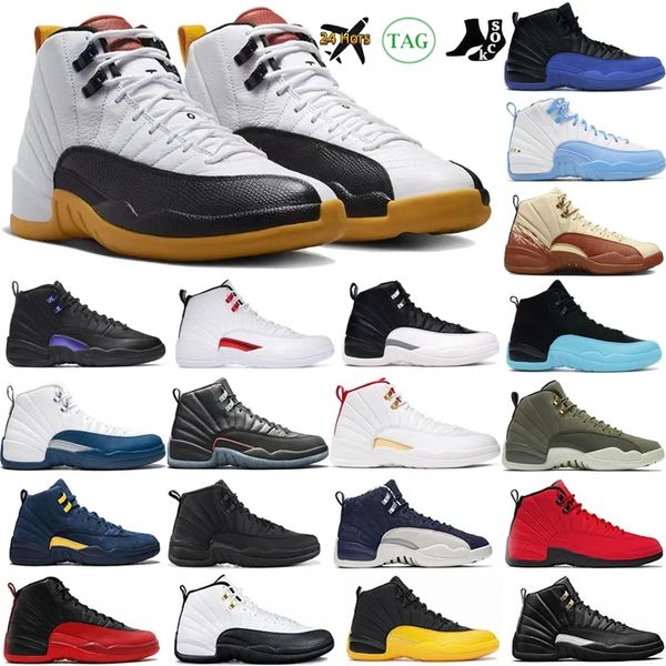 

jumpman 12 12s mens basketball shoes stealth a ma maniere university blue black royalty taxi playoffs utility cherry low easter flu game men