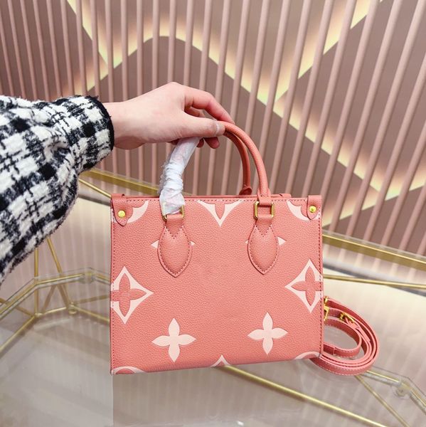 

designer shopping bag embossed pattern ladies shoulder bag detachable shoulder strap handbag large capacity messenger bag