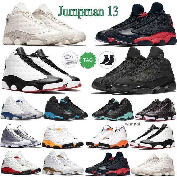 

jumpman 13 mens basketball shoes womens 13s playoffs black flint french court purple lucky green hyper royal starfish trainers sports sneake