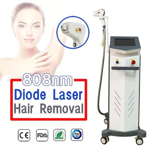 

effective permanently 808nm diode laser hair removal machine ice cooling diodo 808 hair remover appliances device depilacion lazer hair remo, Black