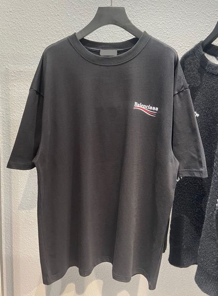 

men plus tees polos round designer t-shirt printed polar style summer wear with street pure cotton customized solid luxury designer large si, Black;brown