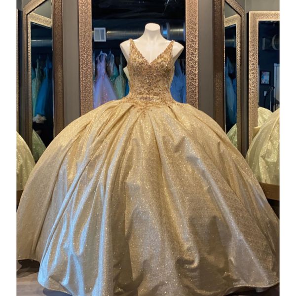 

luxury quinceanera dresses for sweet 16 girls sequined sleeveless 15 birthday party evening dress vestido de xv anos, Blue;red