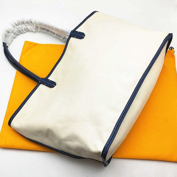 

fashion women handbag lady shopping bag canvas tote bags with genuine real leather trim and handle