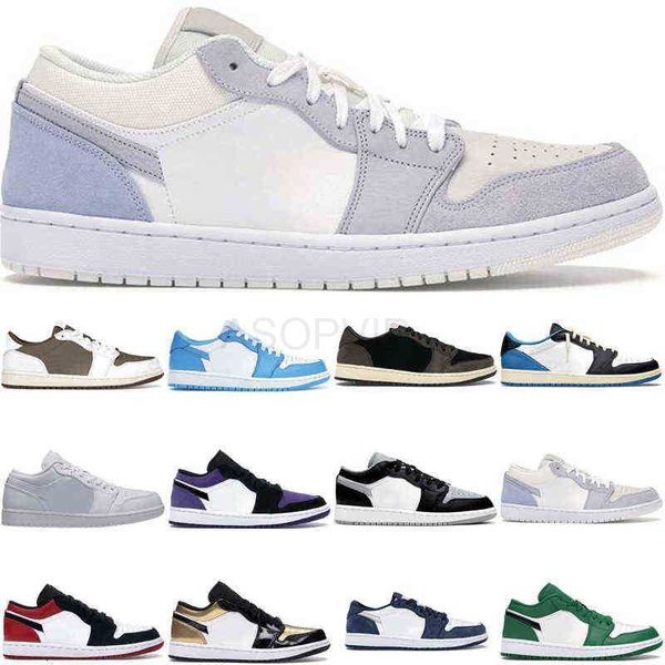 

1 1s unc men women basketball shoes university blue black og cactus shattered backboard triple white mens toe paris midnight