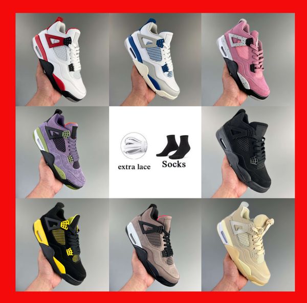 

designer shoes 4 basketball shoes jumpman 4s men's women's sports training shoes mineral midnight university new pine green univer