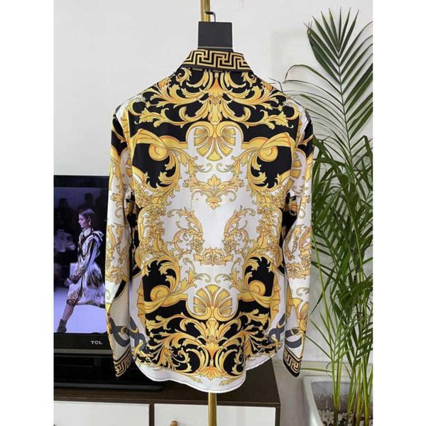 

summer casual shirts designer t shirt fashion medusa 3d print mens button cardigan long sleeved tshirt fashion hawaii shirt, White;black