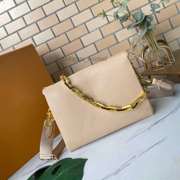 

designer tote shoulder bags beige silver gold sky blue updated colors women coussin bag pm size puffy leather two attached pouches lady even
