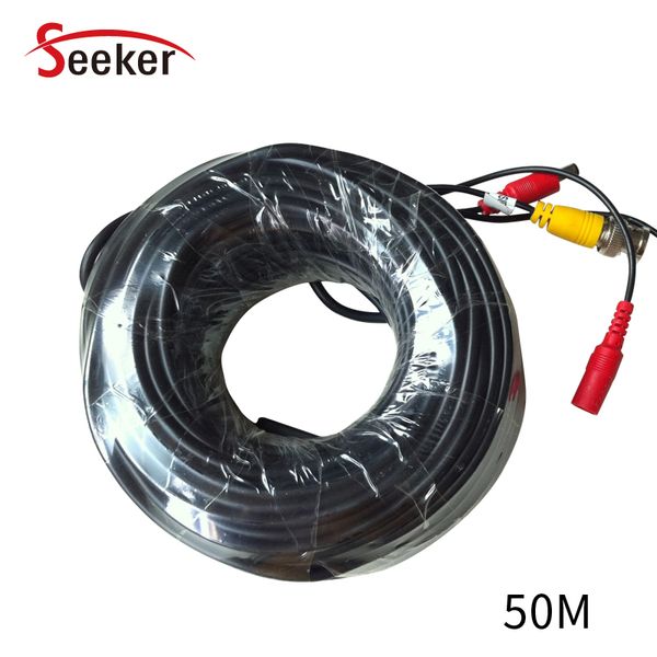 

50m bnc video power cable lead for cctv security cameras