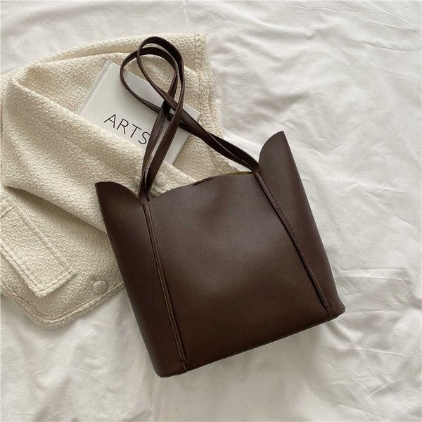 

nxy retro shoulder bags for women new fashion tote shoulder bags large capacity shopping and travel bags bags 230308