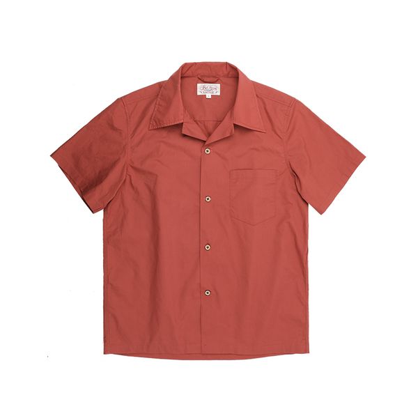 

men's casual shirts red tornado men cuban collar shirts retro plain short sleeved tee shirts boxy fit 230403, White;black