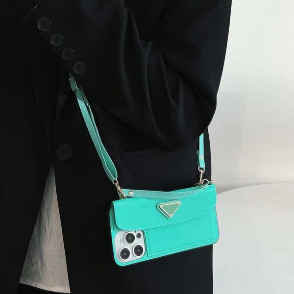 

iphone 14 13 wallets bags designer phone cases for apple 12 11 pro max xr xs 8 7 plus luxury cell mobile corssbody card holders pocket back