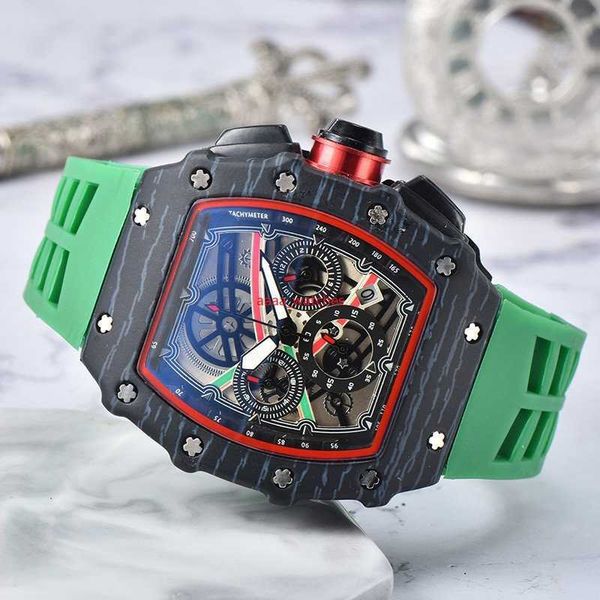 

designer watch richar kis business fashion glass mirror leisure business small three needle multi functional quartz movement alloy quartz zj, Slivery;black