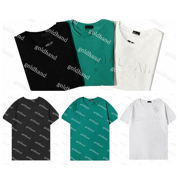 

summer oversize man designer embossing tide hip hop t shirt fashion pure color breathable tees woman casual t shirt, White;black