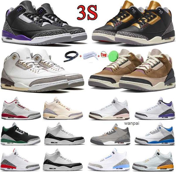 

2023 mens 3 basketball shoes 3s women sneakers jumpman white reimagined fire red cardinal dark iris pine green unc rust pink casual shoe spo