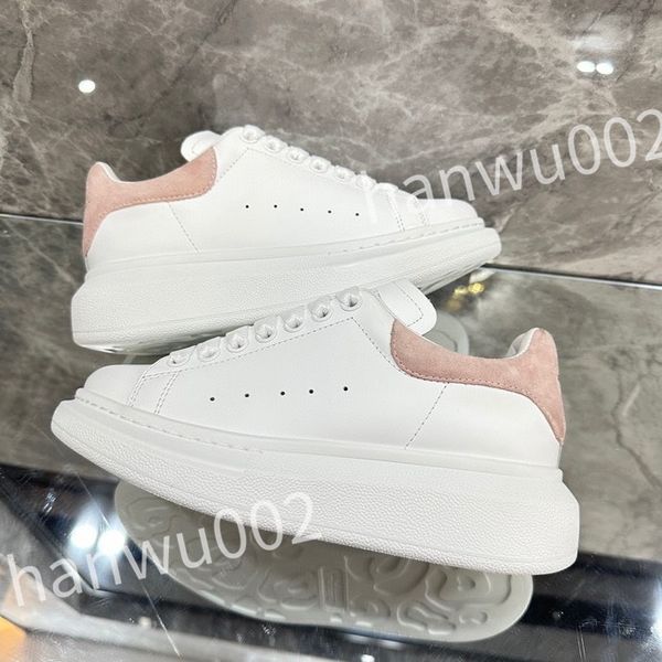 

new designer calfskin casual shoes reflective sneakers vintage leather trainers fashion shoes leisure shoe platform lace-up print sneake, Black