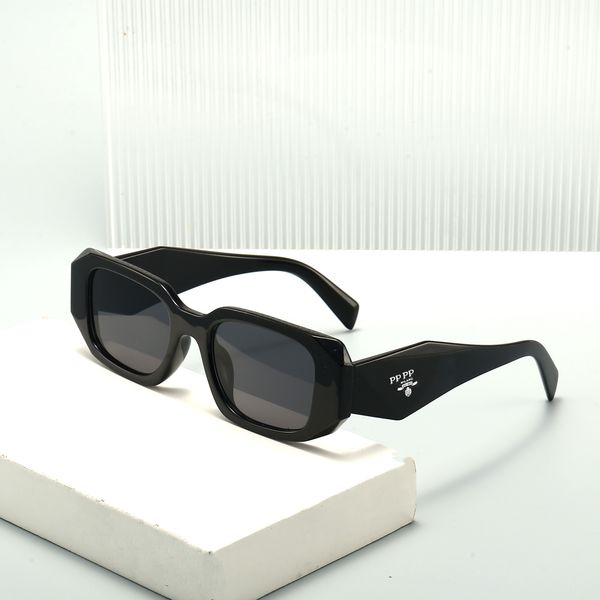 

designer sunglasses luxury eyeglasses goggle outdoor beach sun glasses for man woman 13 colors optional triangular signature, White;black