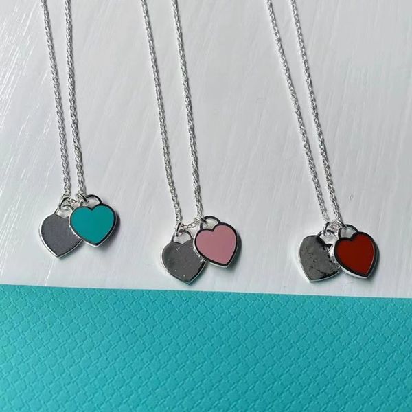 

love necklace designer luxury pendant necklace classic women's letter necklace luxury design, Silver