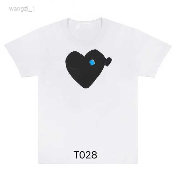 

men's t-shirts fashion mens play t shirt cdg designer hearts casual women s des badge garcons 3 von4, White;black