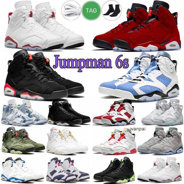 

leather basketball shoes jumpman 6s 6 mens womens sneakers designer white stealth unc university blue pinksicle red suede shoe outdoor sport
