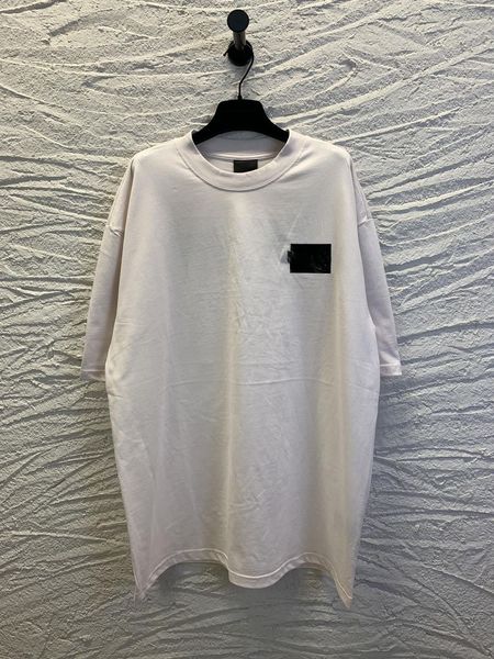 

couple t shirt new high street wind wave coke black gum embroidery letter print ins men's and women's casual short sleeve t-shirt, White;black