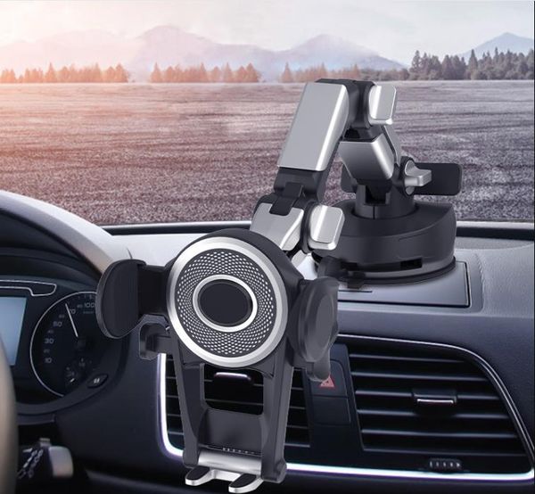 

2023 car holder car phone bracket truck suction cup center console universal navigation car with fixed support frame car phone frame
