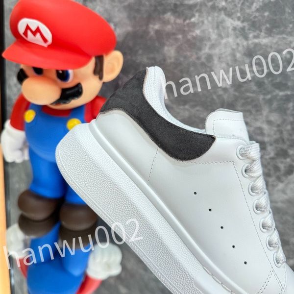 

r woman shoe men fashion leather lace up white black outdoor sports luxury running shoes classic comfortable