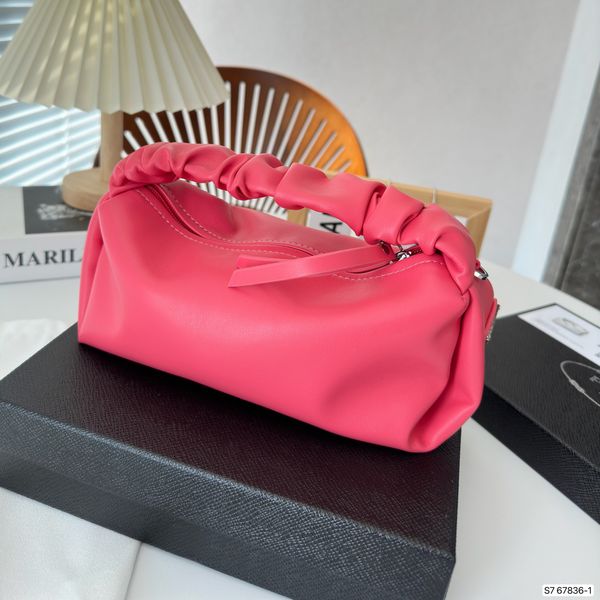 

23ss designers women leather vintage totes bags handbag shouder crossbody triangular badge shopping bag luxurys messenger ladies travel hand