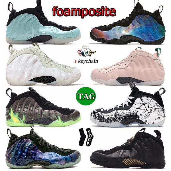 

jumpman mens women trainers basketball shoe foam one pro penny hardaway black aurora alternate galaxy cracked lava camo jordens foam posite