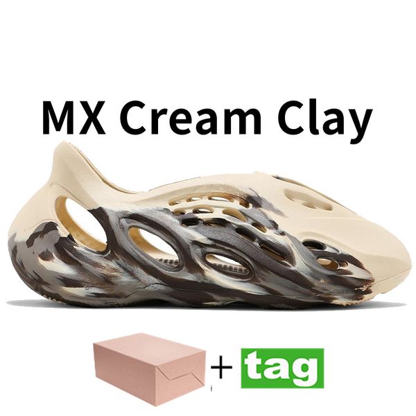 

designer foam runners slippers vermillion flax glow green soot onyx bone resin desert sandals with box sulfur runr slides shoes, Black